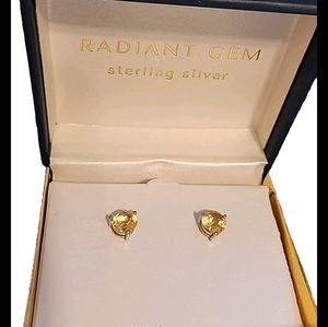 Citrine Earring Studs